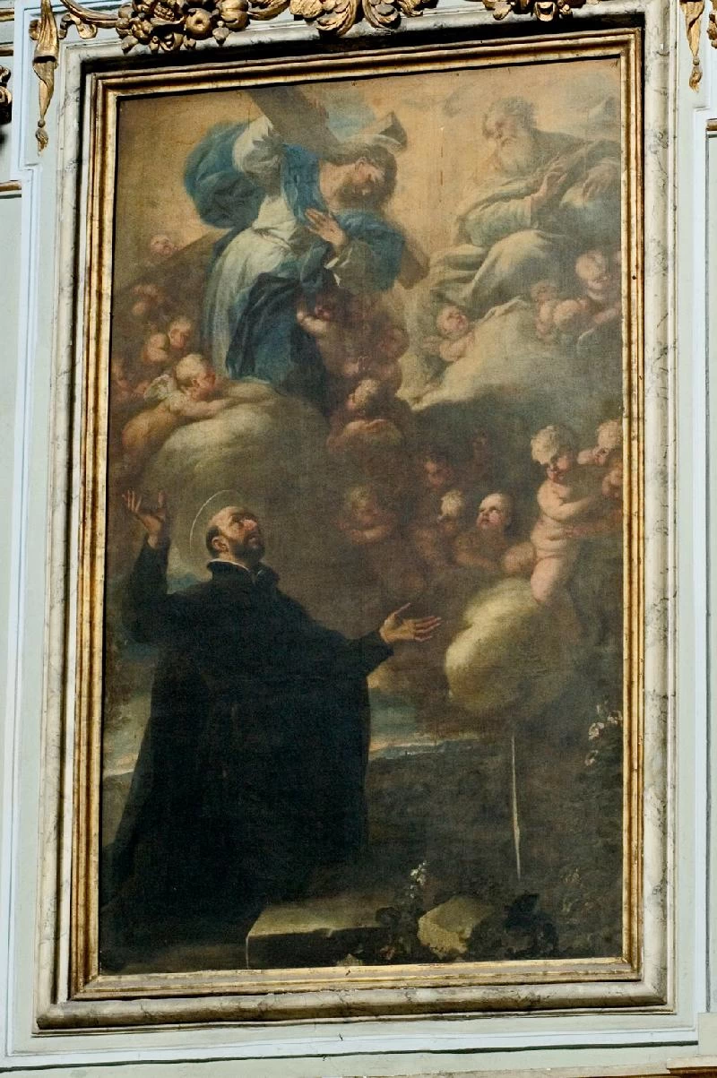 L. seconda metà sec. XVII, Sant'Ignazio da Loyola in olio su tela